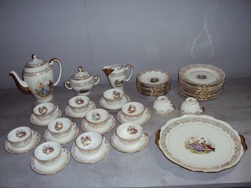 Service table porcelaine - service, en