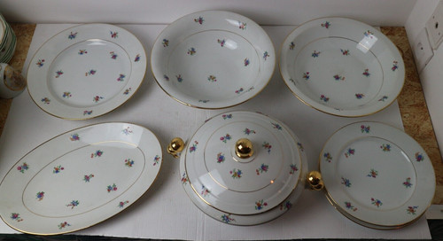 Partie service table - partie, en
