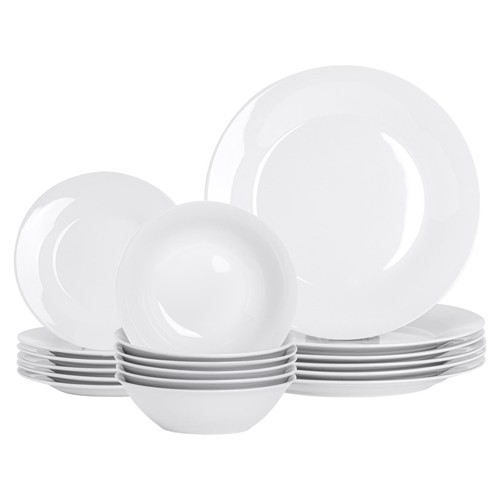 18pc blanc service table - service, en
